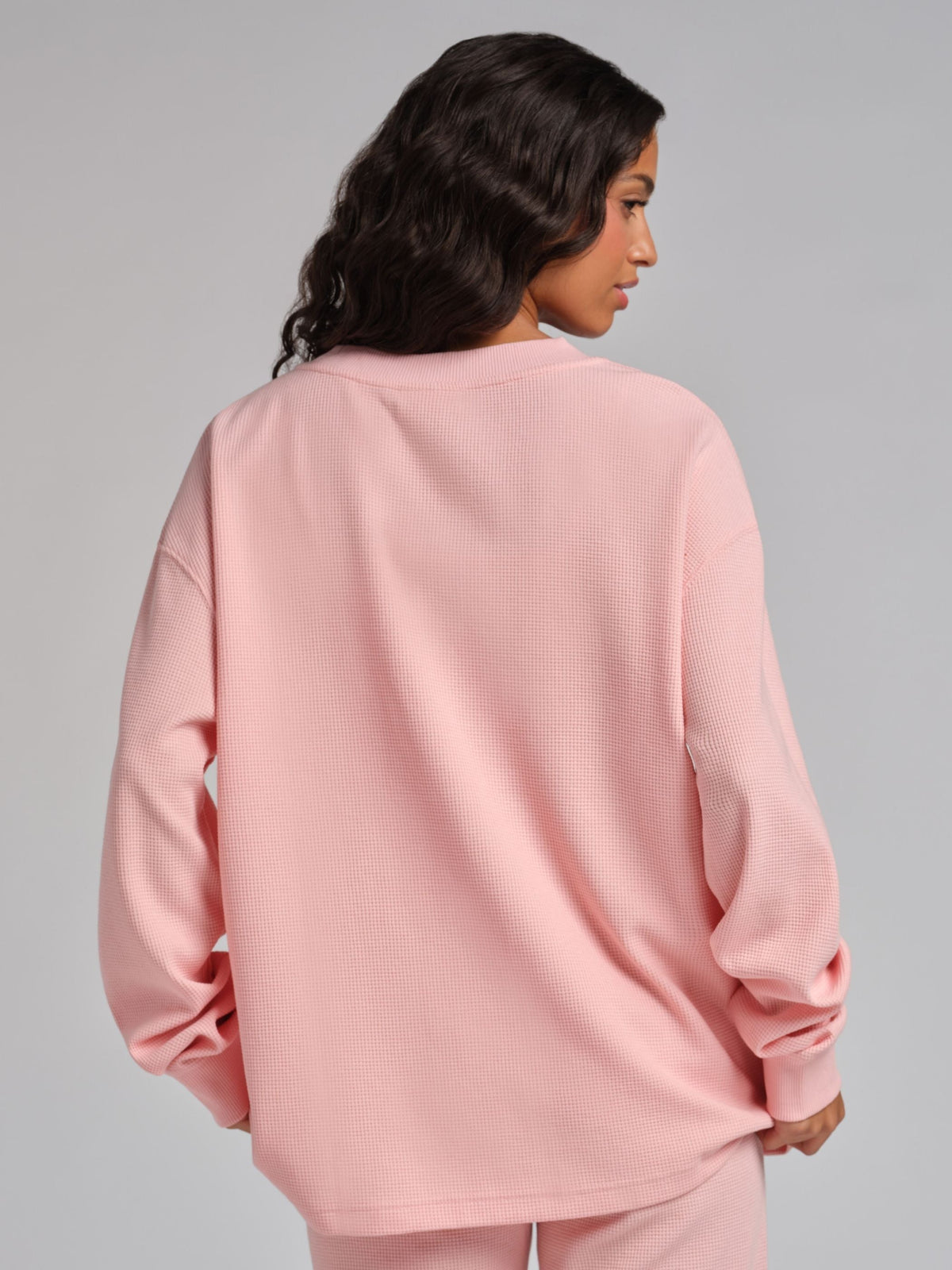 Waffle Lounge Henley Long Sleeve